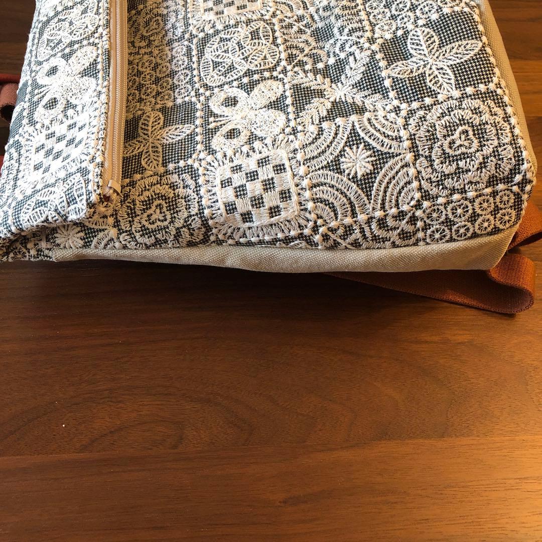 ハンドメイドミニリュック ミナペルホネン forest tile