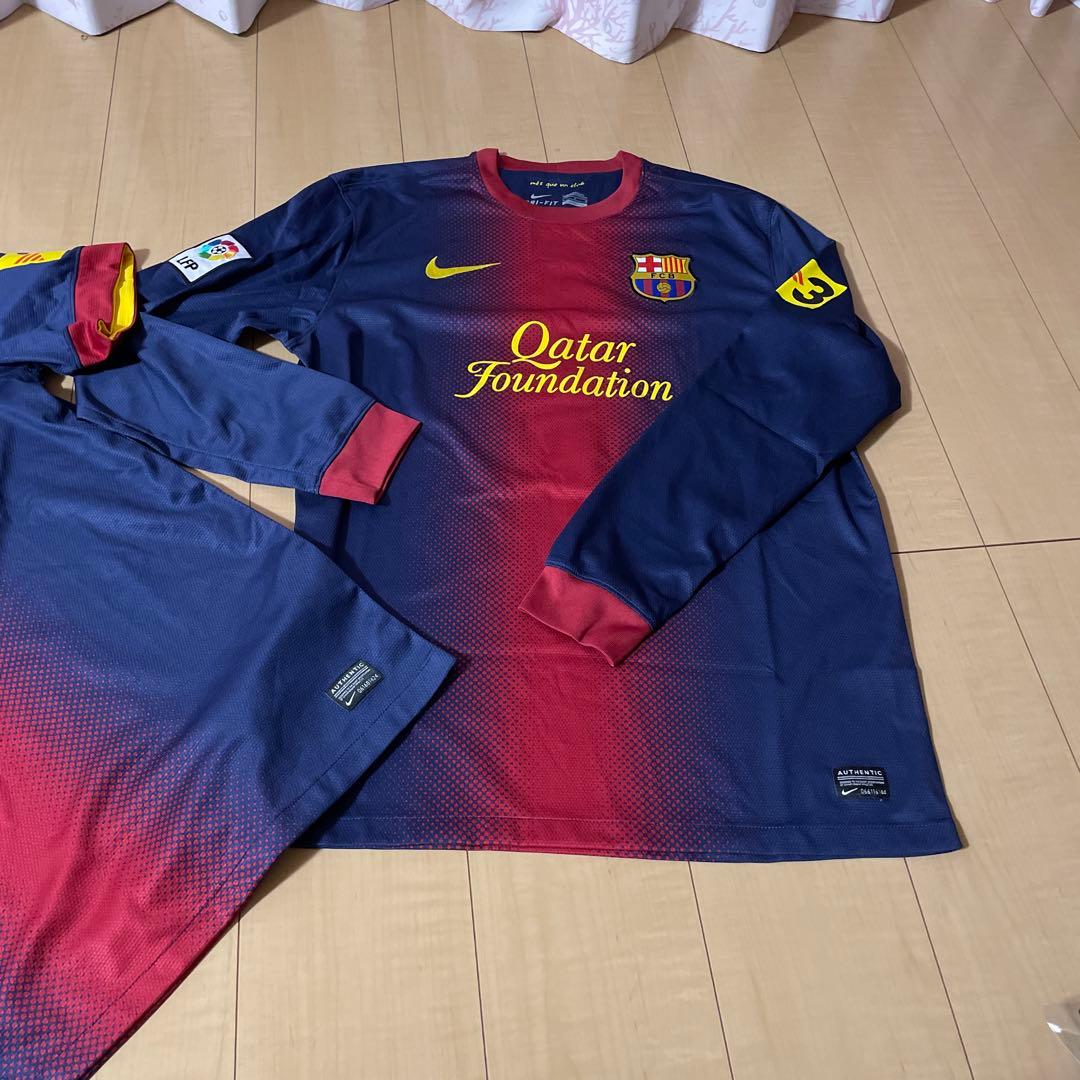 ダビドビジャ　ユニフォーム　バルセロナ　長袖