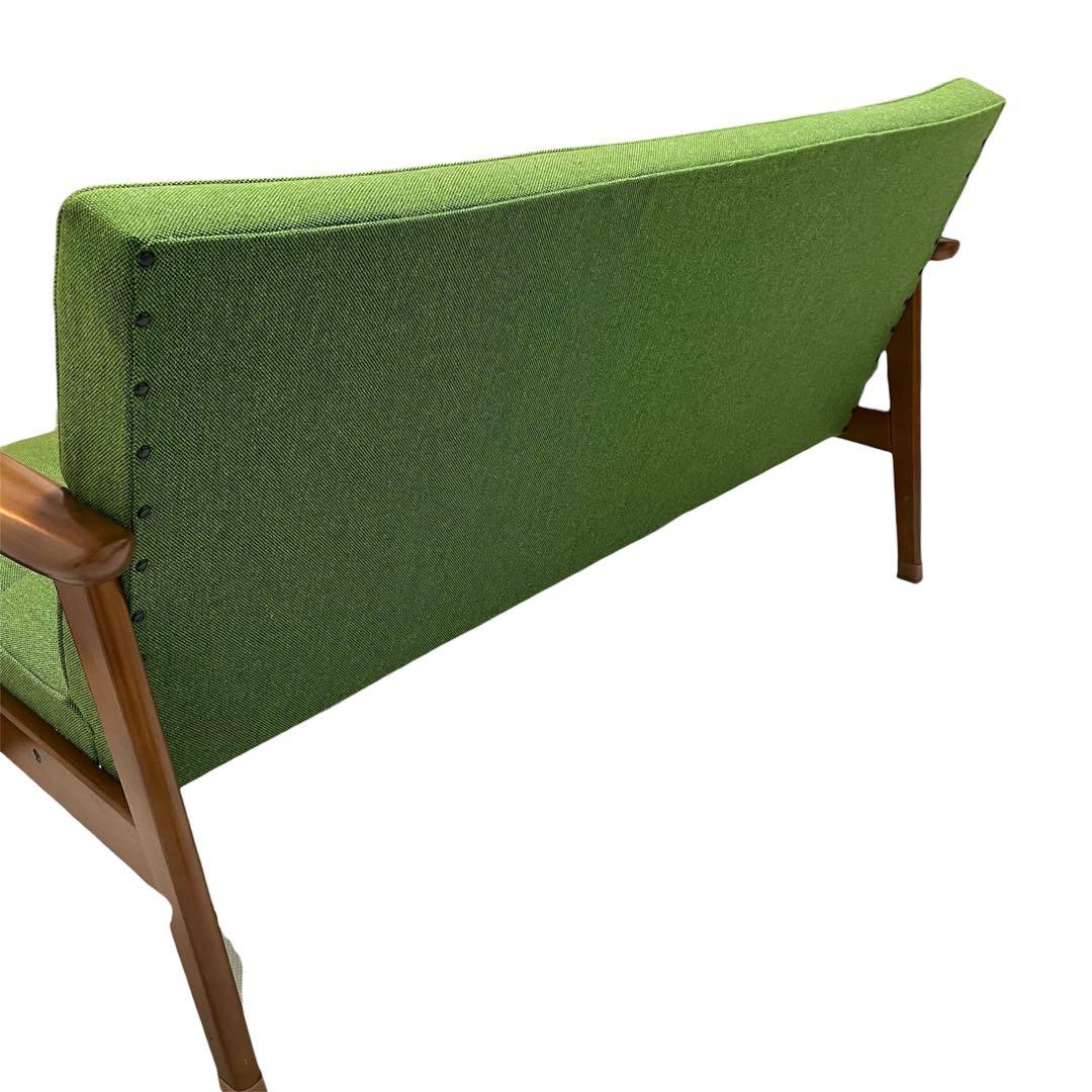 カリモク60 Kチェア 2シーター タープグリーンkarimoku60 ソファ