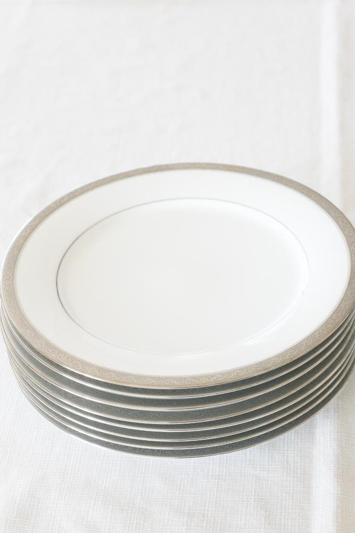 ８枚セット　ノリタケ　Noritake　大皿 プレート　　プラチナライン