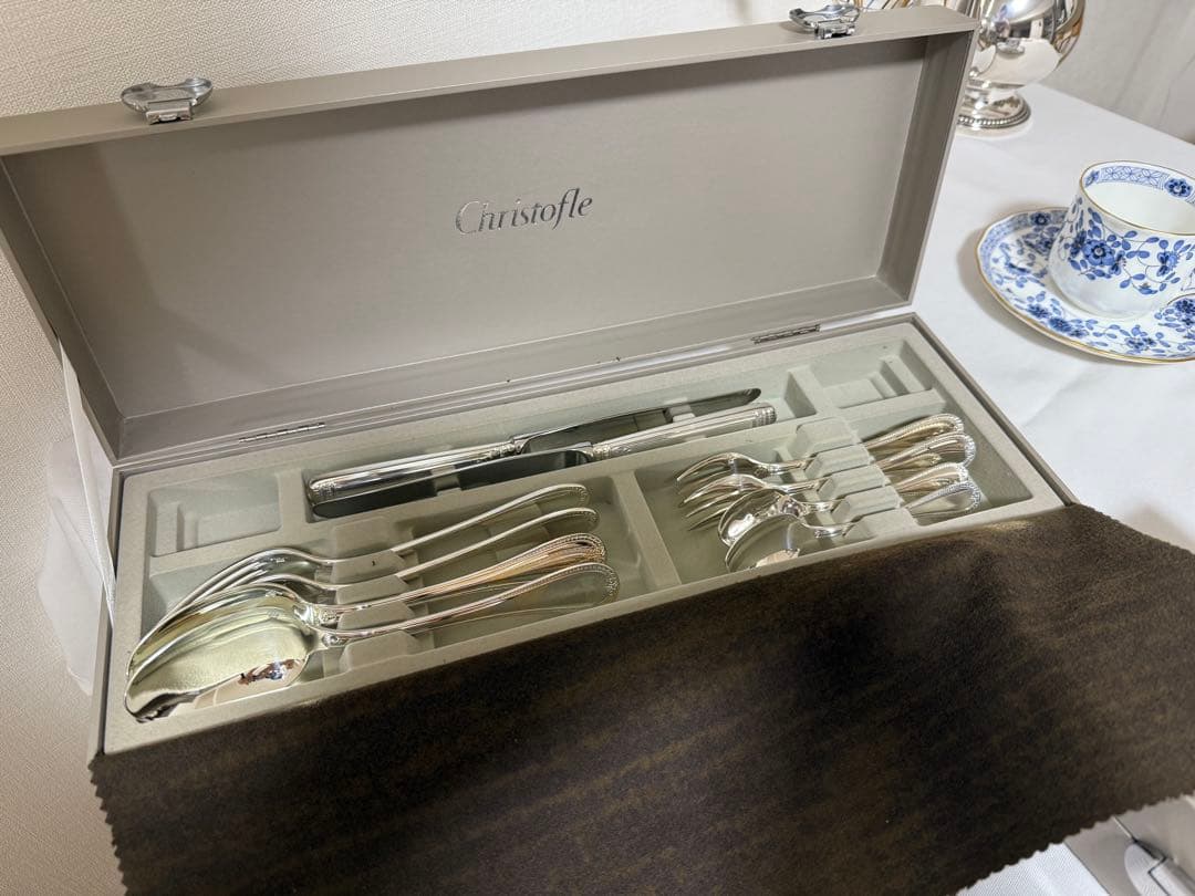 Christofle クリストフル　カトラリー収納ボックス