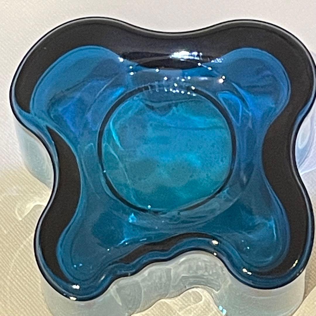 イッタラ　アルヴァ・アアルト　キャンドルホルダー　55㎜　ターコイズブルー