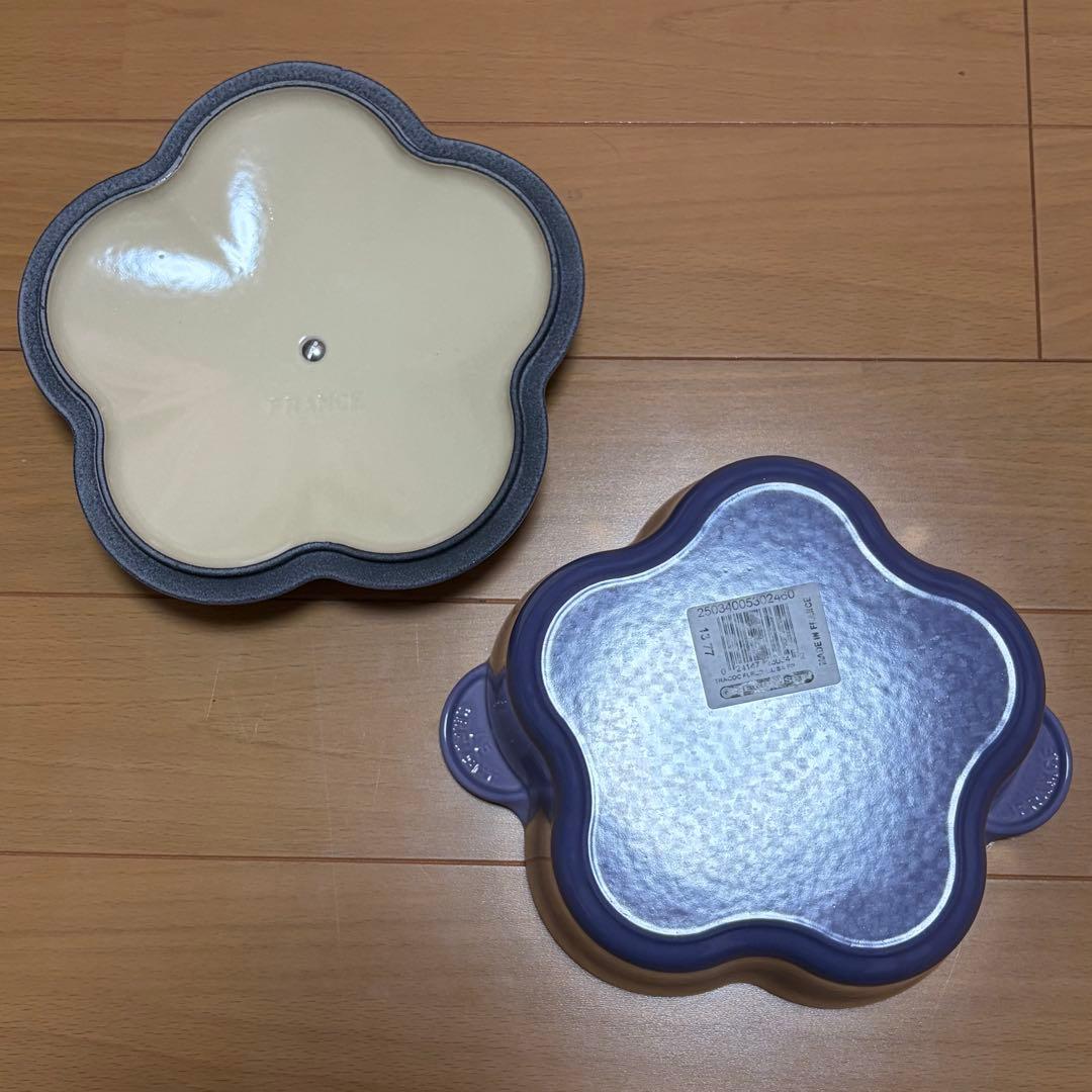 LE CREUSET ココットフルール　ライラックミスト