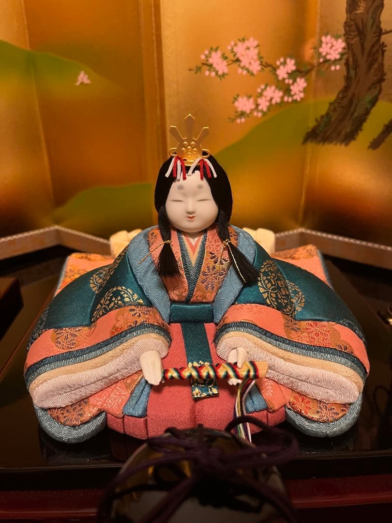 雛人形 お雛様　木目込み　一秀作 久月　① 合計25,000円