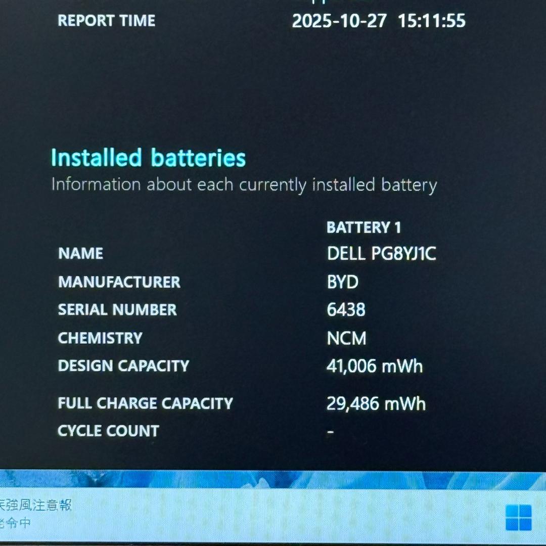★第11世代i5★メモリ16GB テンキー付き 15.6インチ DELL F91