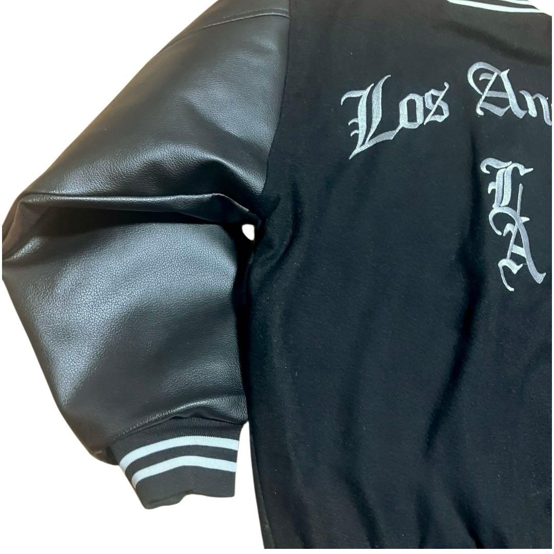 【美品】G-style スタジャン ロス　LA バック　デカロゴ 刺繍　チカーノ