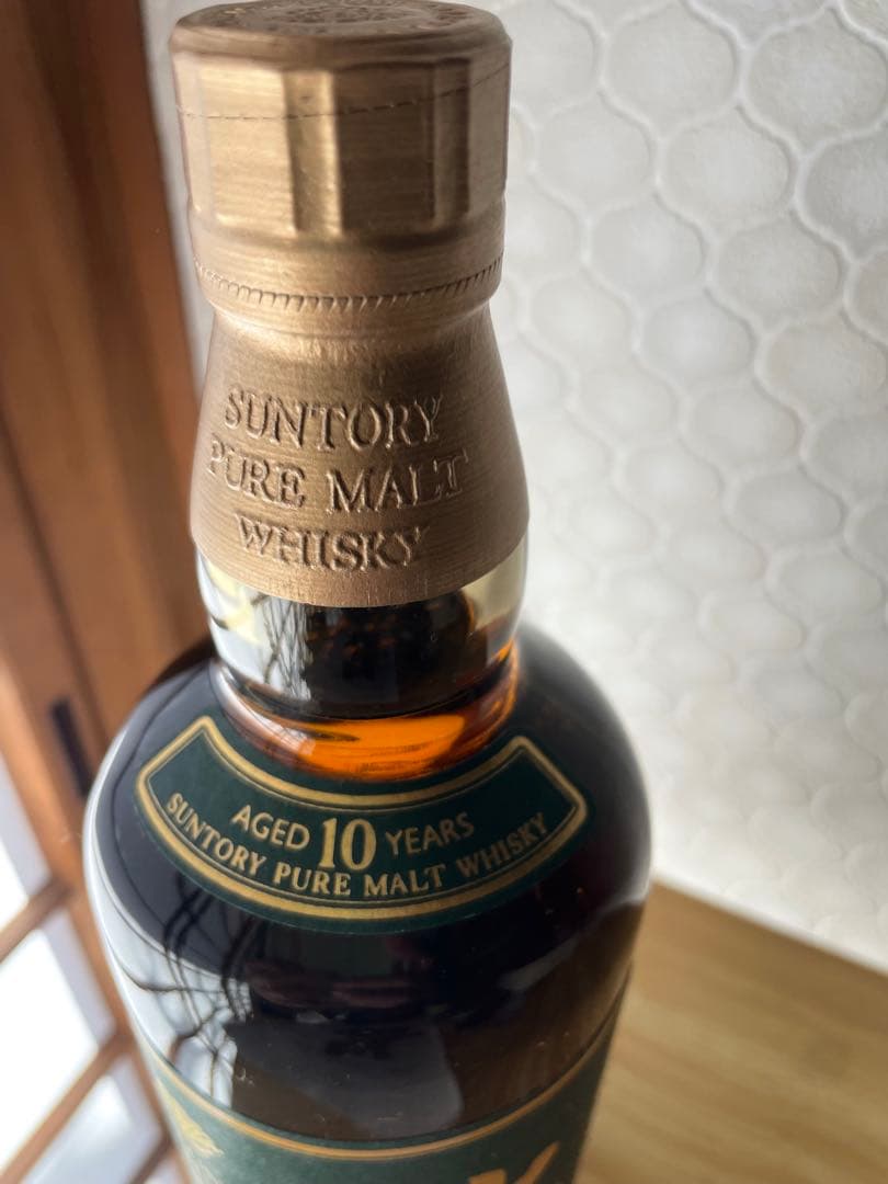 サントリー 山崎10年 ピュアモルトウイスキー グリーンラベル 750