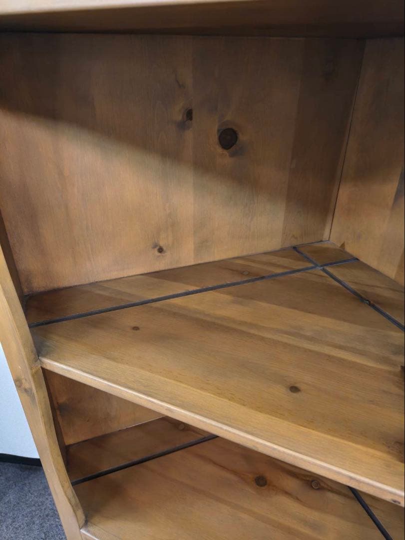 【値下げ】新品　アンファン　コーハウス　コーナーキャビネット　カントリー　棚