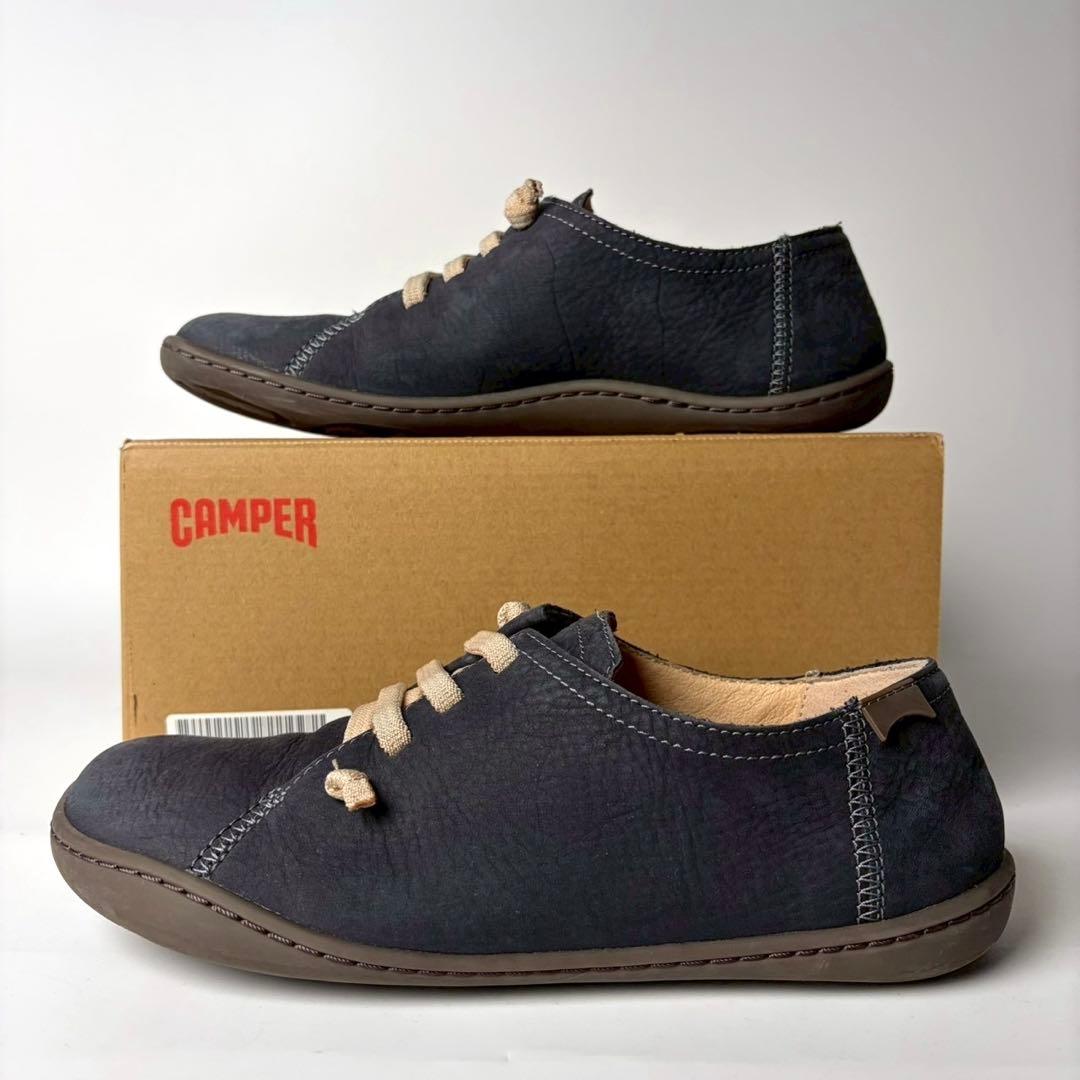 【未使用級】Camper PEU CAMI ペウカミ　シボレザー　NV 23cm