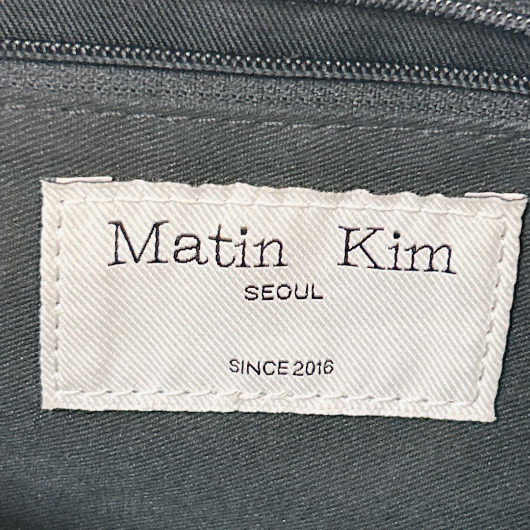 matin kim リボン バッグ ワンショルダー ハーフムーン black