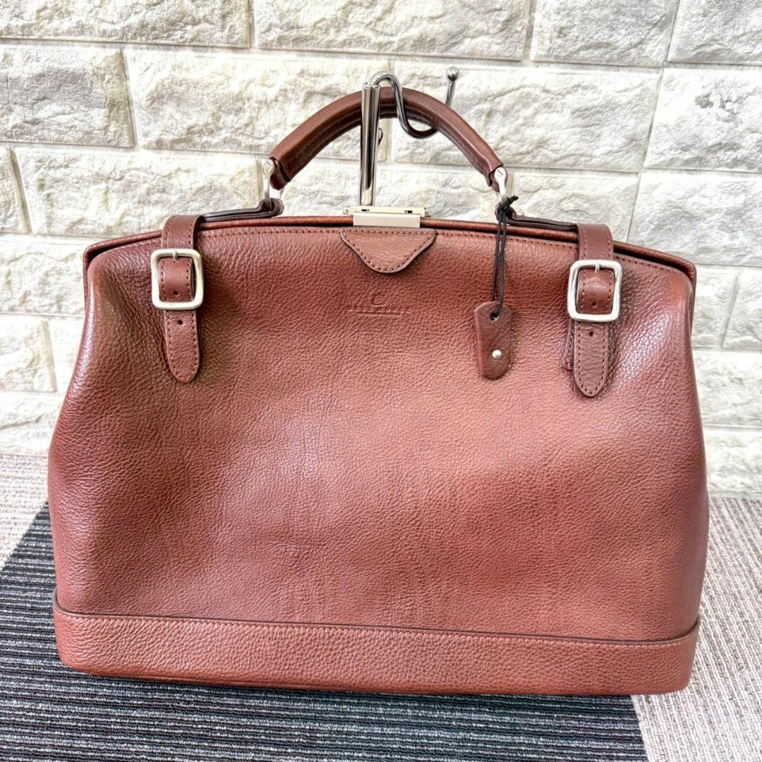 DEUX MONCX　デュモンクス　ダレスバック　レザー　ブラウン