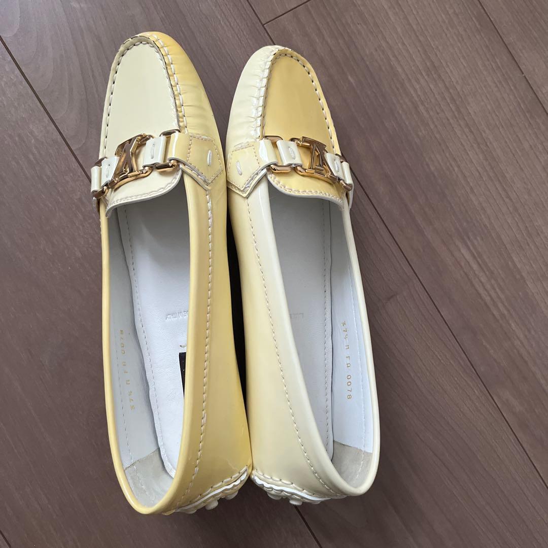 ルイヴィトン　エナメル　ローファー　レザースカート　2点おまとめ