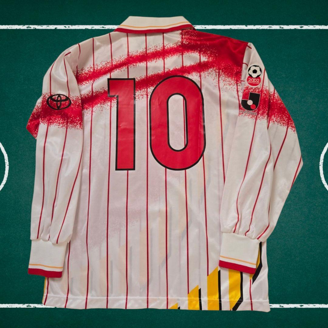 95-96 名古屋グランパス ストイコビッチ直筆サイン入り実使用長袖ユニフォーム