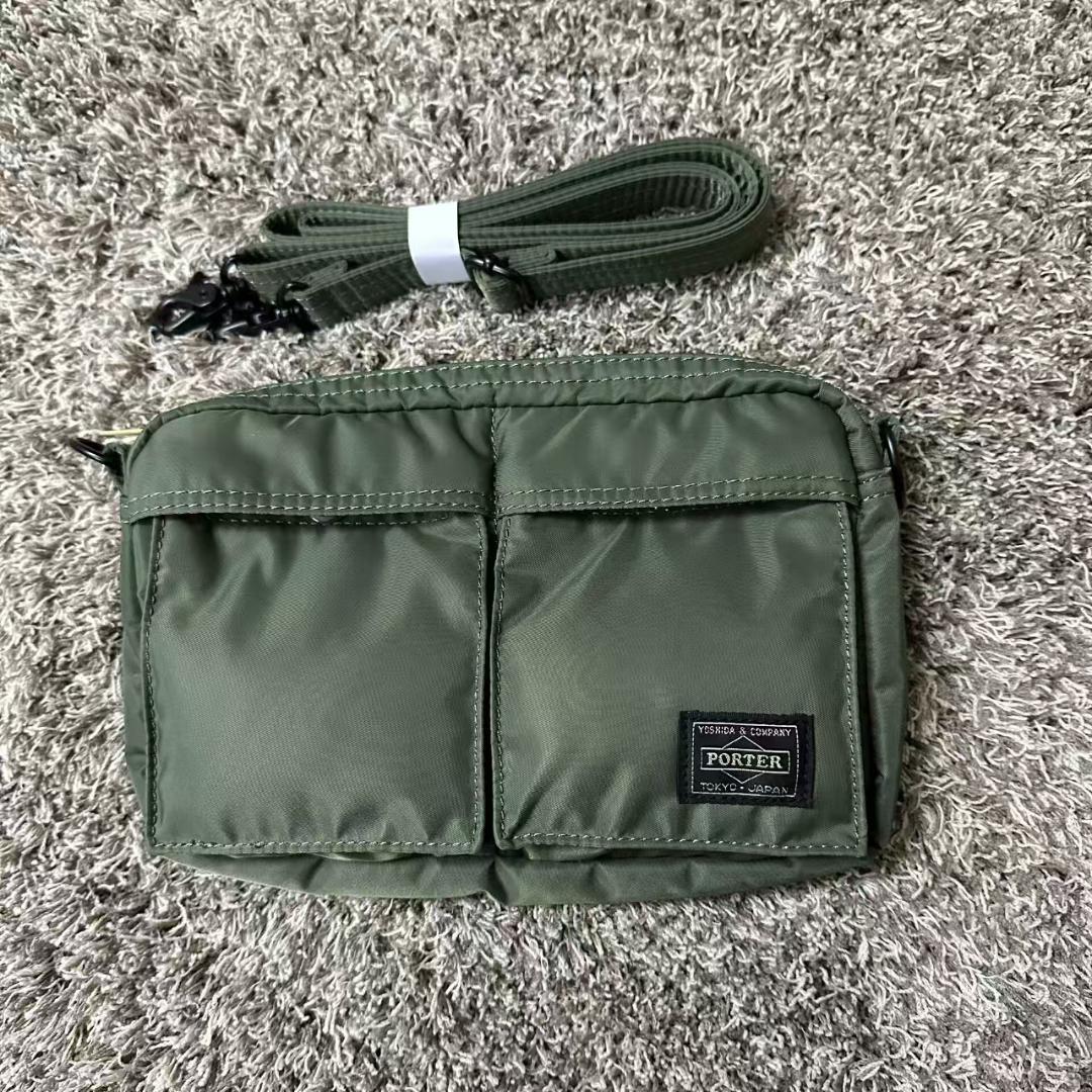 PORTER / TANKER SLING BAG セージグリーン