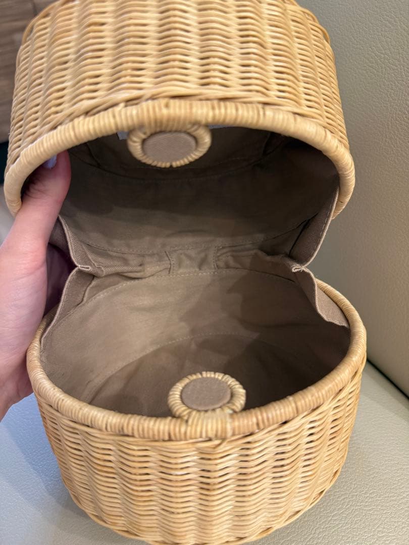 manimaris マニマリス　パンケーキ　かごバッグ