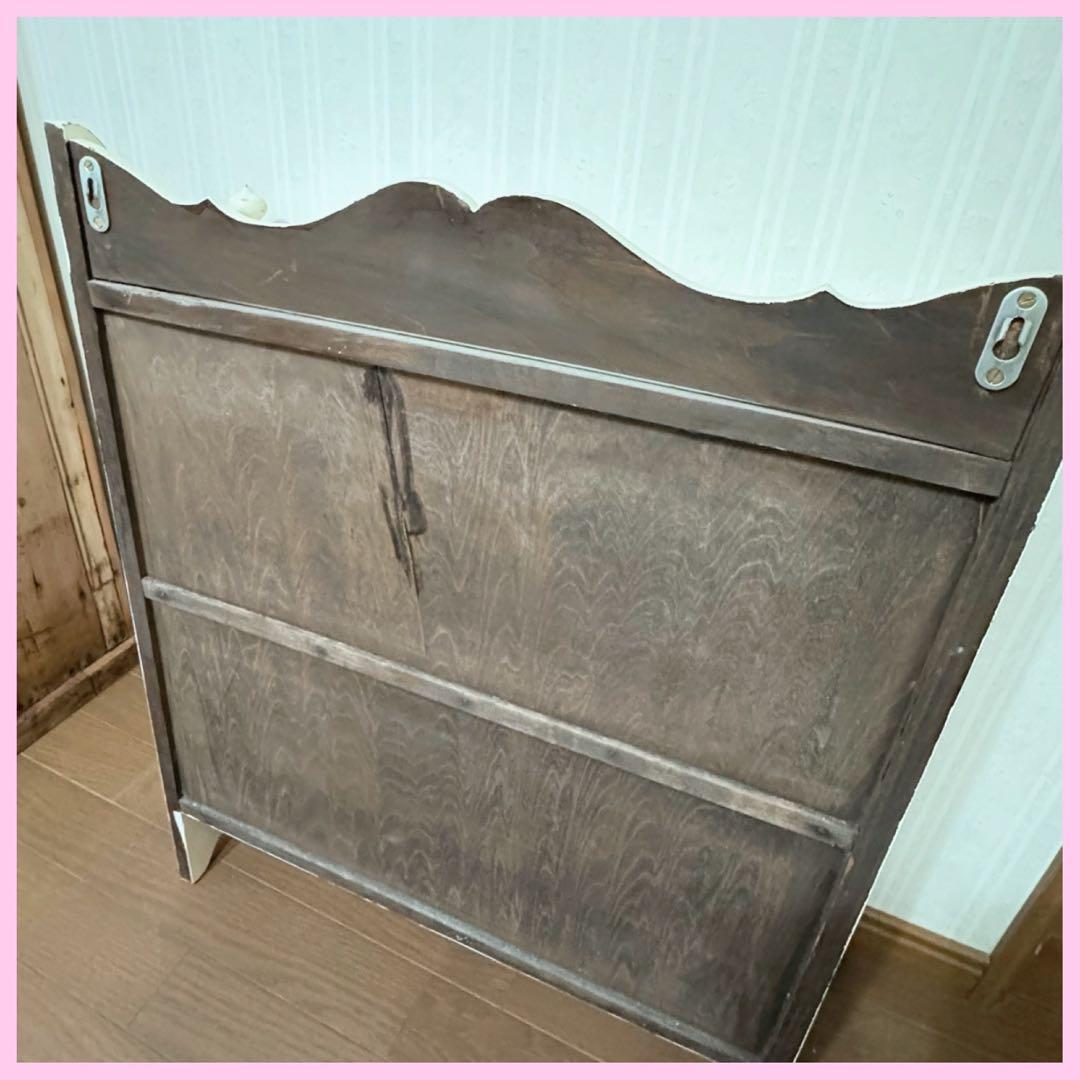 古家具 ♡ シェルフ ♡ クリーム色