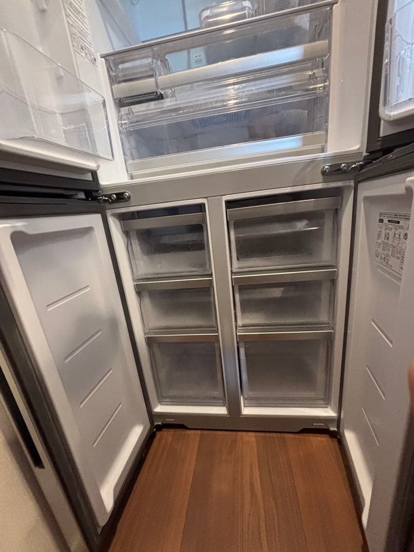 【値下げしました】AQUA 冷凍冷蔵庫 AQR-TZ42M(S)