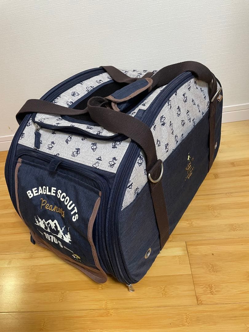 PEANUTS BEAGLE SCOUTS ペットカート スヌーピー柄