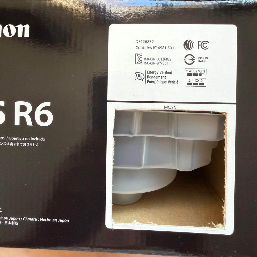 Canon EOS R6 ミラーレス一眼 ボディ