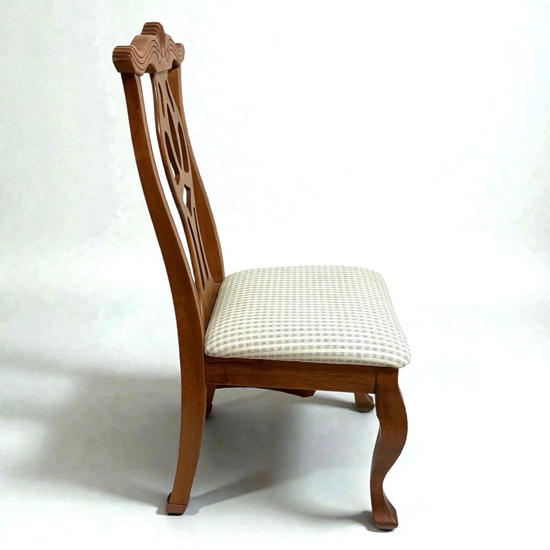 【美品】英国 イギリス アンティーク　ダイニングチェア 猫脚 チッペンデール様式