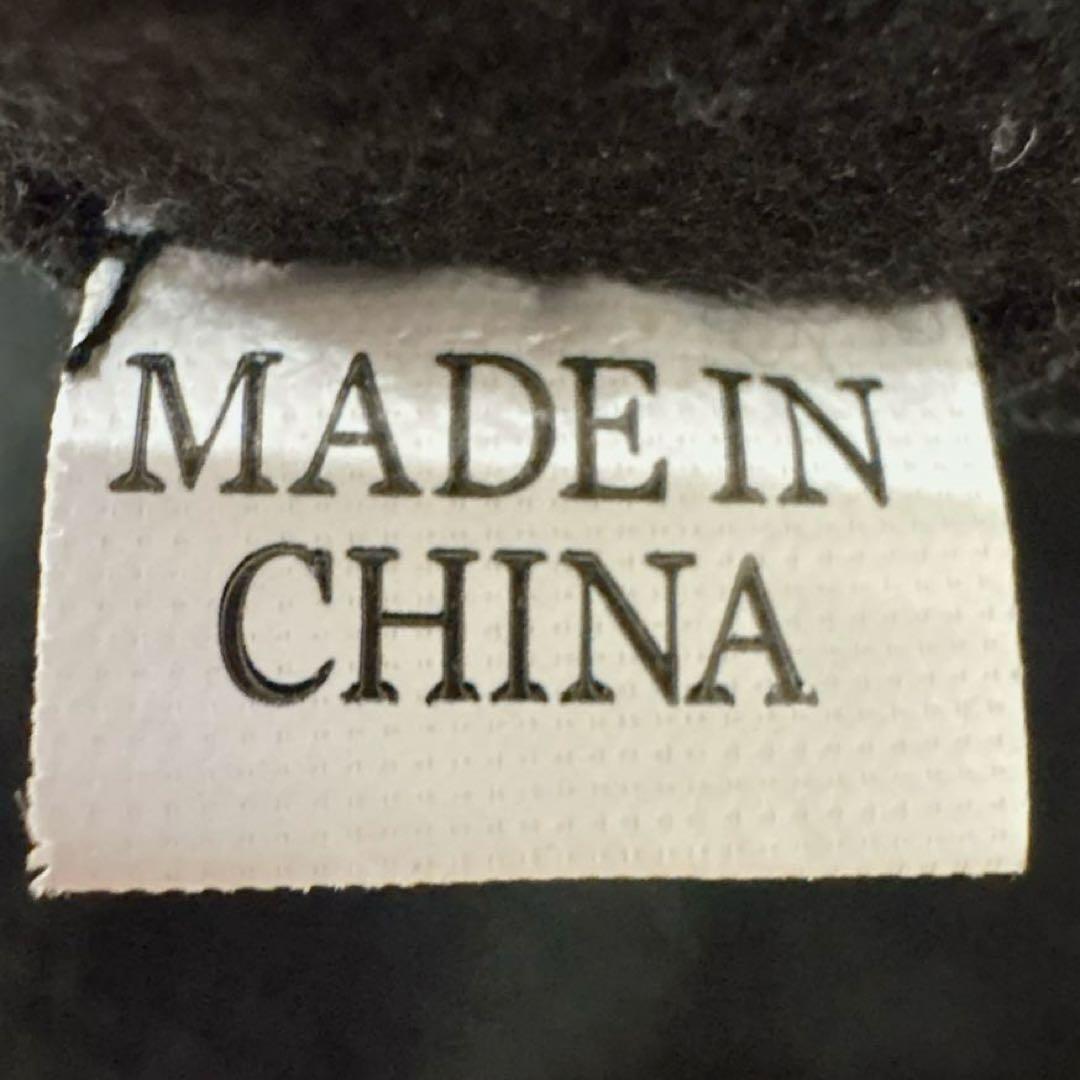 【大きいサイズ】3XL 裏起毛 ロゴ パーカー アウトドア 黒×グレー 釣り