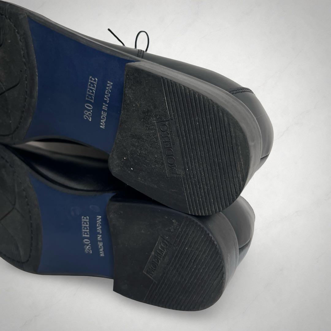 極美品✨マドラスモデロ ビジネスシューズ ストレートチップ 黒