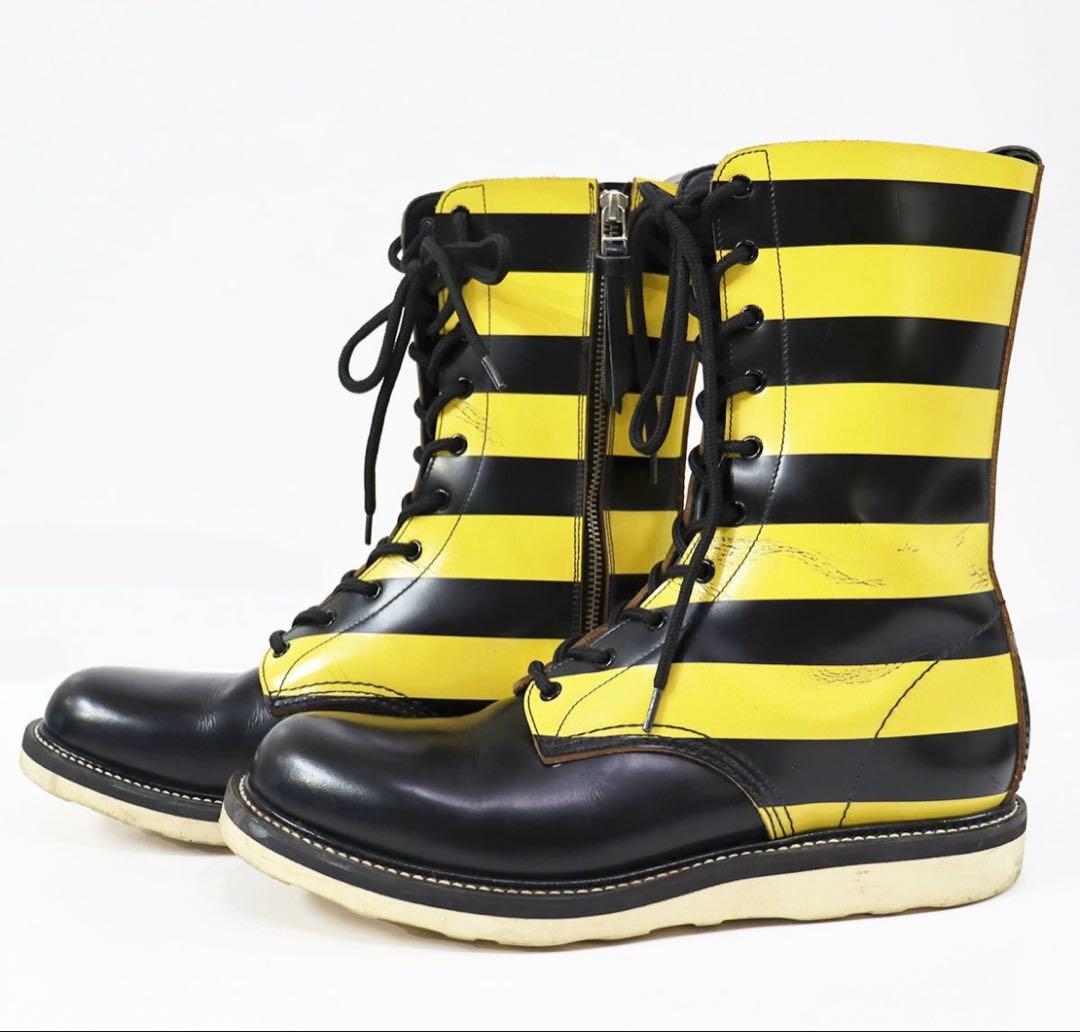 ゴ*ス様 CHALLENGER チャレンジャー　ボーダー サイドジップ　ブーツ