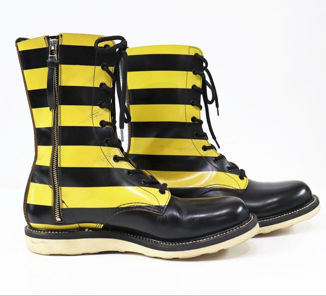 ゴ*ス様 CHALLENGER チャレンジャー　ボーダー サイドジップ　ブーツ