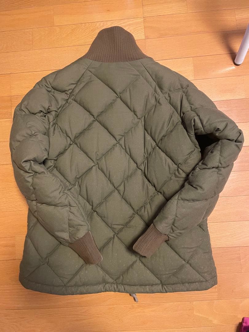 【激レア】Racing Down Jacket Sサイズ オリーブ色