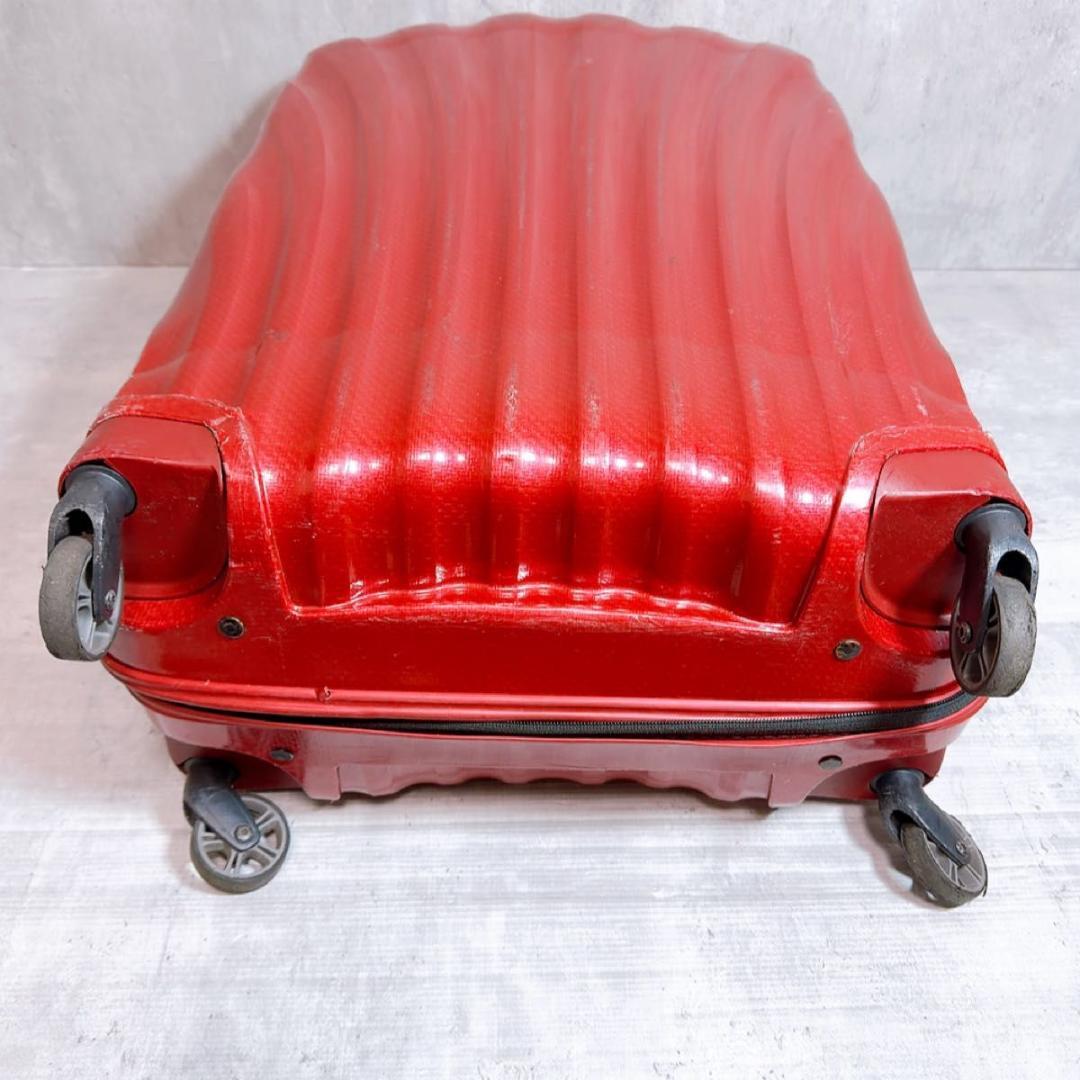 サムソナイト コスモライト 94L キャリー　赤　レッド　超軽量　旅行