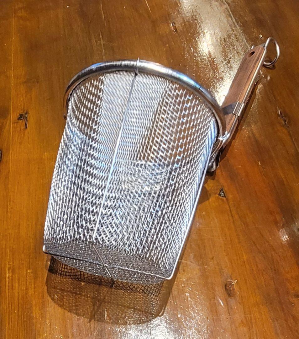 美品 業務用 ラーメンてぼ 8本セット. ステンレス製 湯切りざる