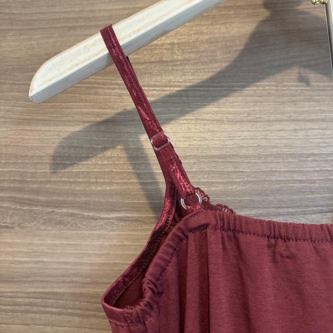 【希少】00s 美品 axes femme ビッグ リボン キャミソール 赤 M