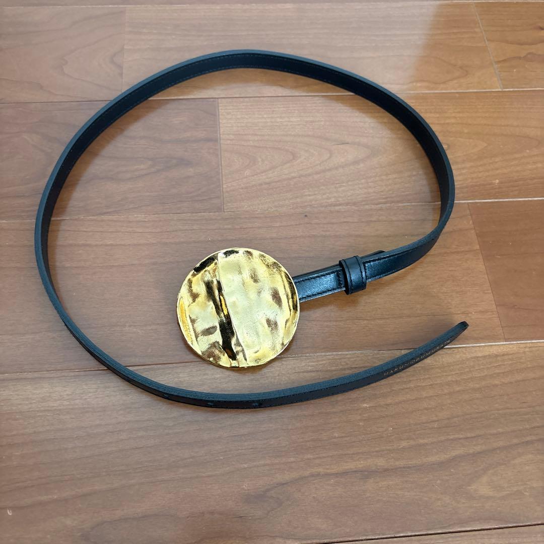 ハルノブムラタ　ゴールドサークル　レザーベルト
