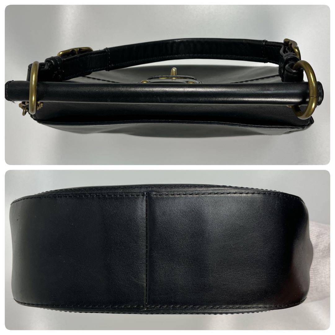 コーチ　ハンドバッグ　ニューウィリス2wayブラック　レザー　19132