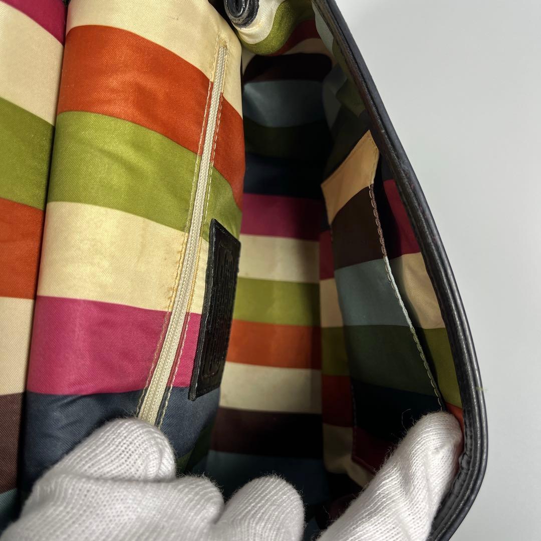 コーチ　ハンドバッグ　ニューウィリス2wayブラック　レザー　19132