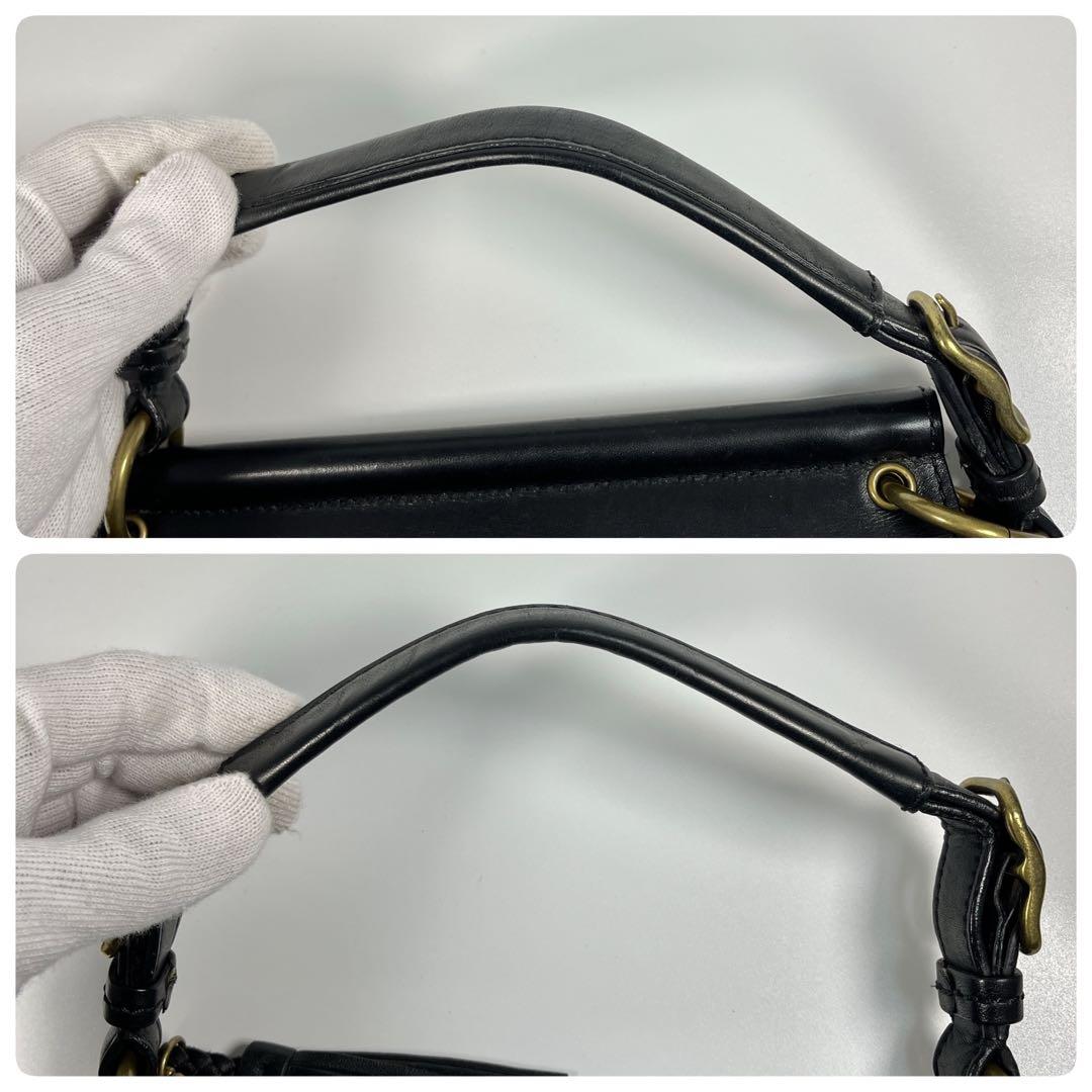 コーチ　ハンドバッグ　ニューウィリス2wayブラック　レザー　19132