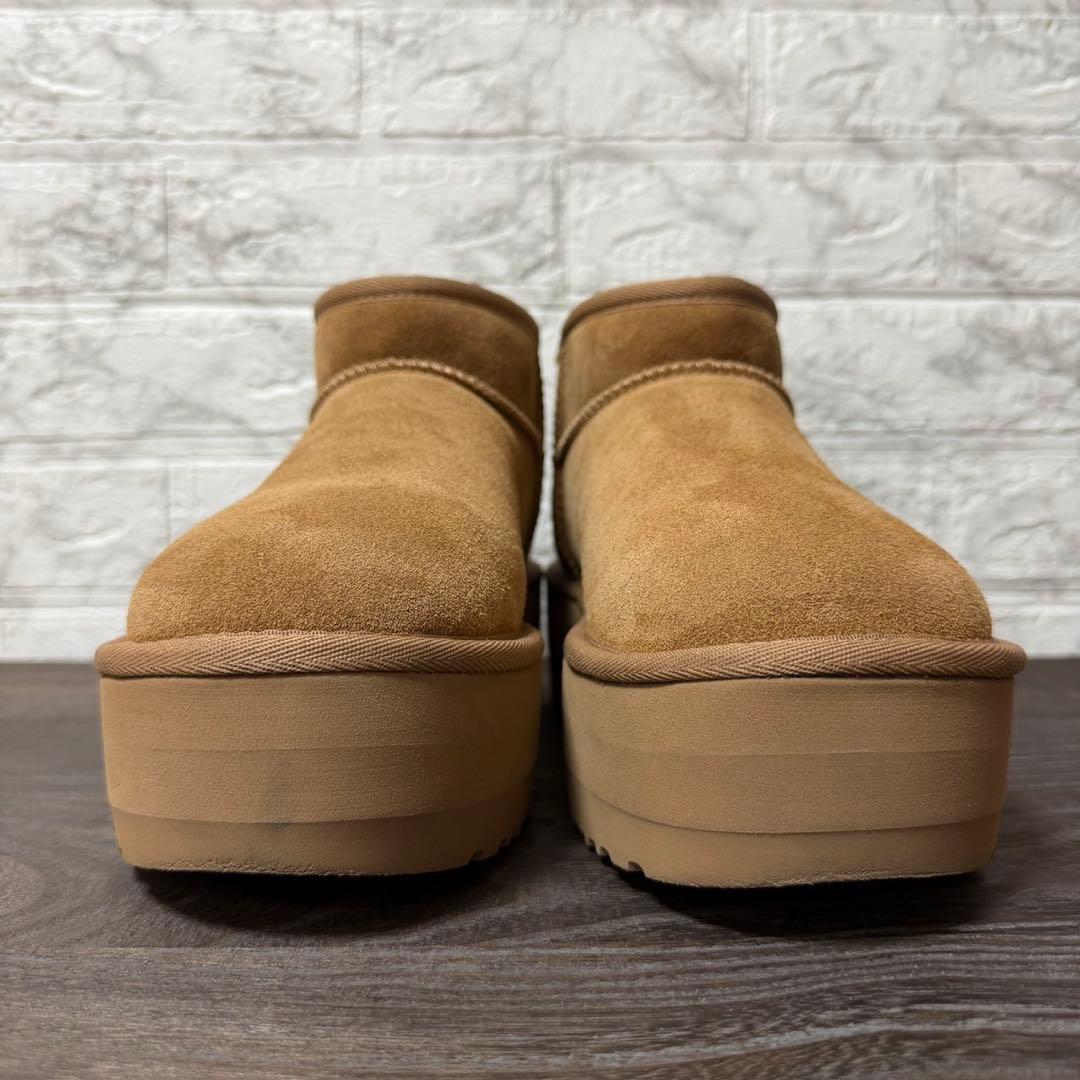 UGG クラシックウルトラミニ プラットフォーム 25cm チェスナット