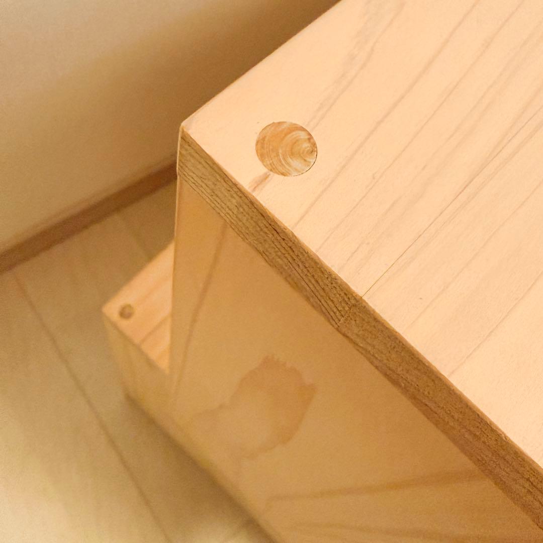 アワーホーム　OUR 国産ひのきのオープンボックス ワイド