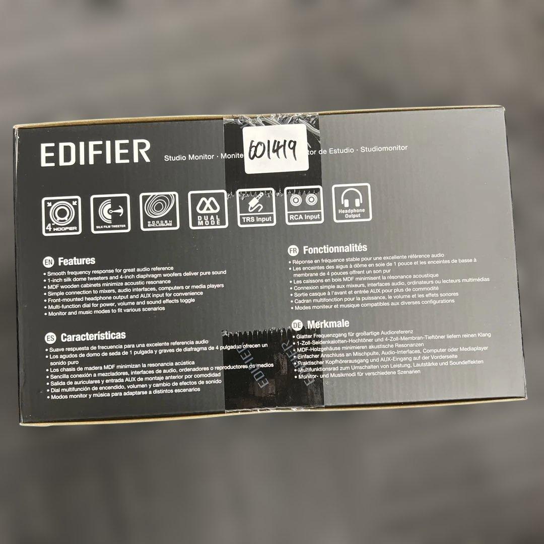 601419 Edifier MR4 スピーカー　ホワイト未開封