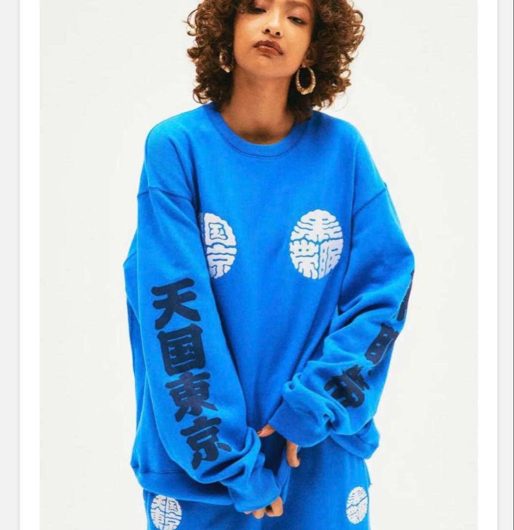 即完　BlackEyePatch×WACKO MARIAスウェット上下L 金刺繍