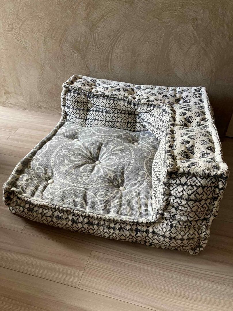 疲*！様 【美品】アデペシュ ブロックマルチソファ コーナー ジオグレー