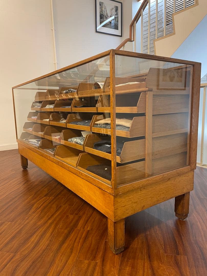 貴重 30年代 アンティーク シャツ 什器   英国 引取り限定