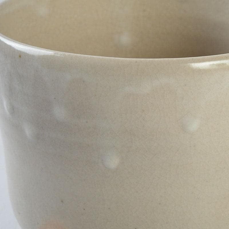 茶道具　萩焼　ひつじ文　茶碗　書付共箱　C　9403