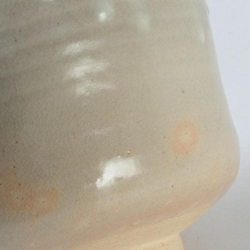 茶道具　萩焼　ひつじ文　茶碗　書付共箱　C　9403