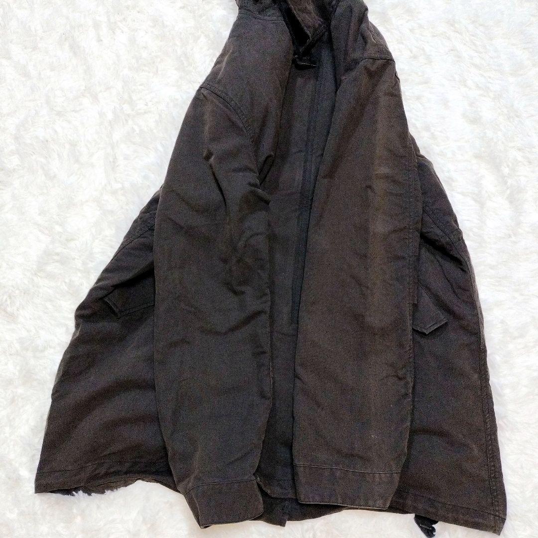 フレッドペリー ユニオンジャック ボアライナー 刺繍ロゴ モッズコート XL