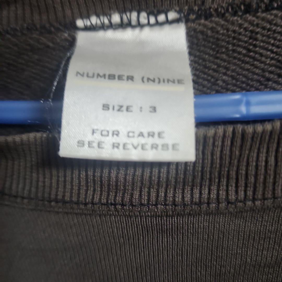 NUMBER (N)INE TIME期　ジオバーニ スウェット　弾丸穴空き　３