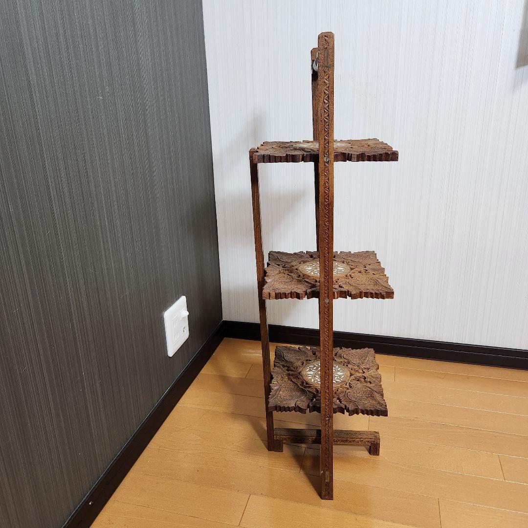 【美品♪最安値♪】木製 ケーキスタンド 3段 折り畳み可能