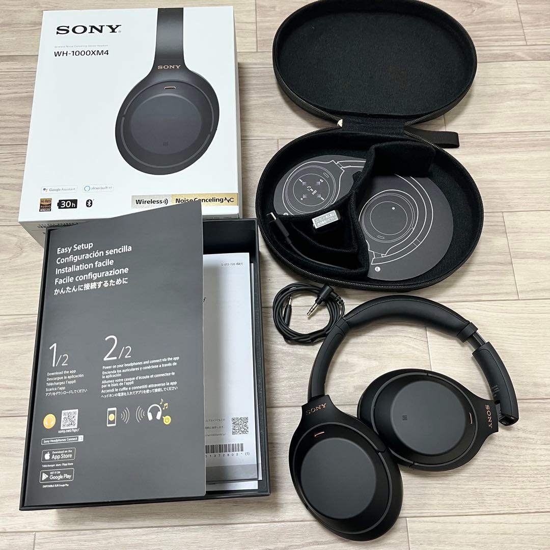 SONY WH-1000XM4 ワイヤレスヘッド ブラック