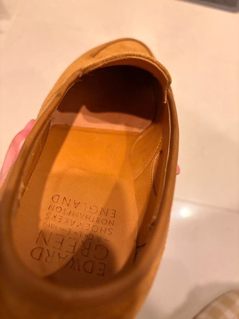 エドワードグリーン スエード ローファー 184E Edward Green