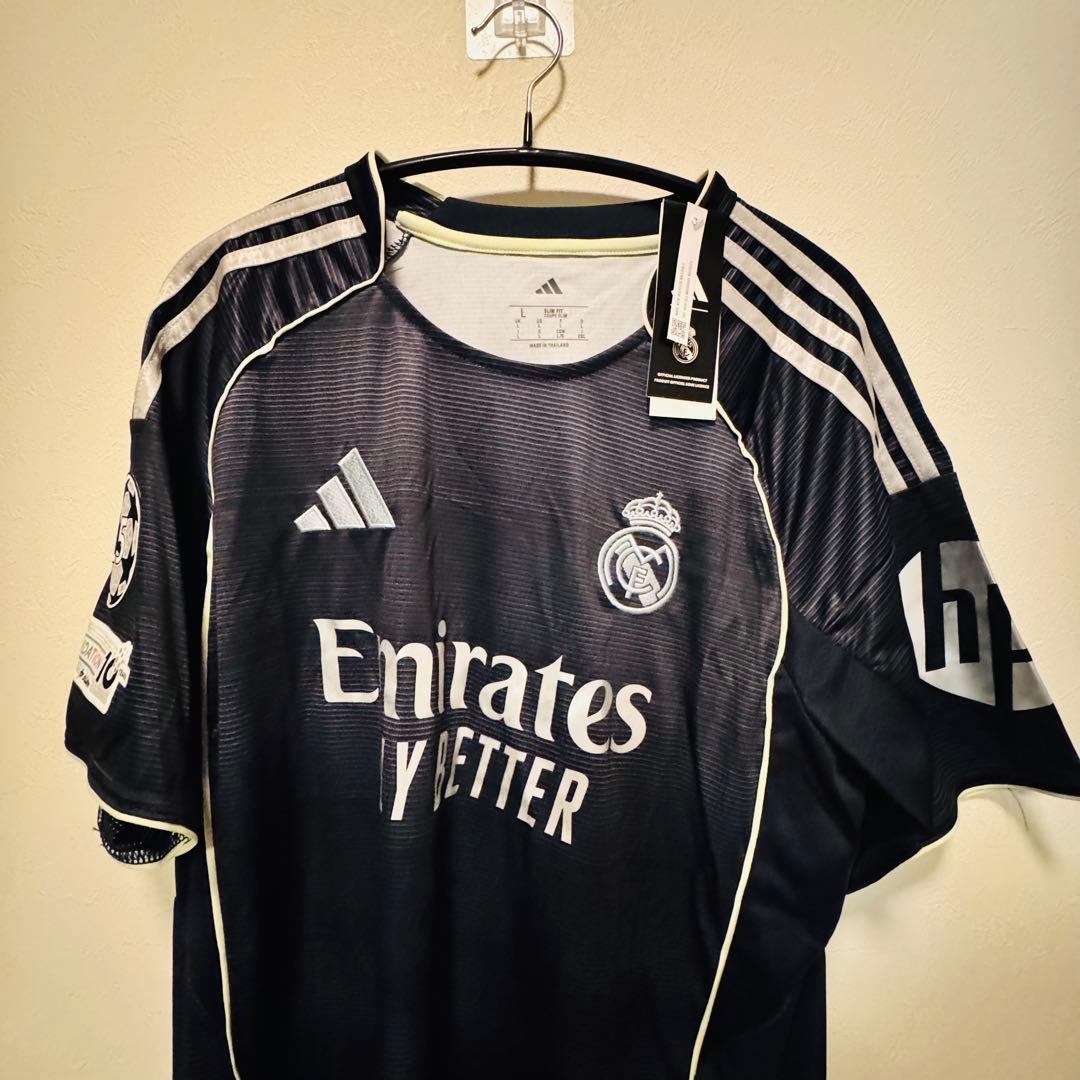 レアルマドリード 25-26 2nd ユニフォーム ベリンガム CLワッペン L